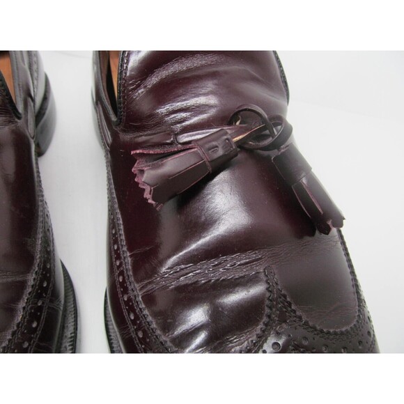 Allen Edmonds Berwick Tasseled Wingtip Loafers Size US 10 D + shoe trees - Picture 5 of 16